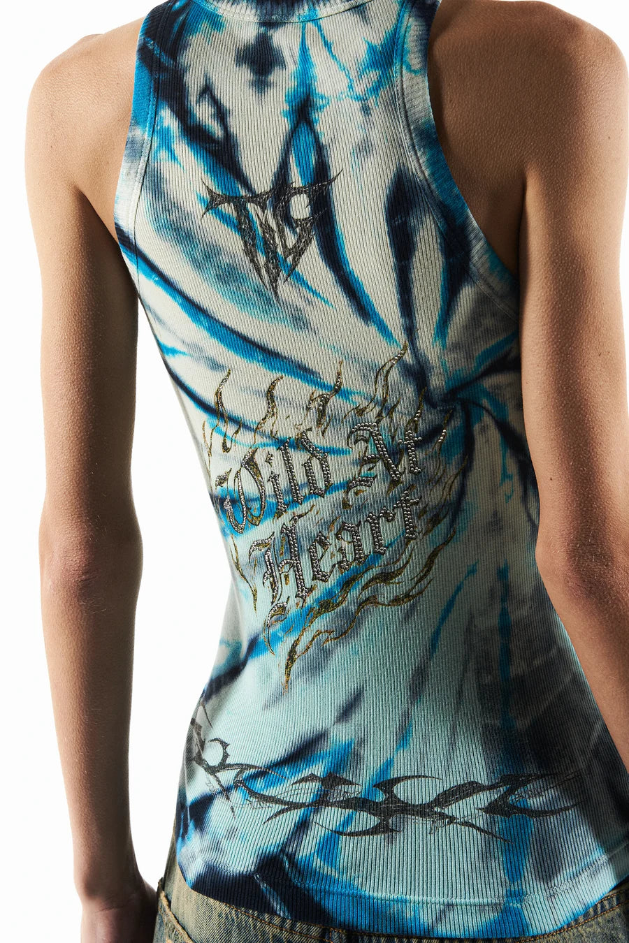 REGATA MALHA TATTOO YING YANG TIE DYE PEDRAS